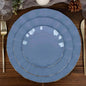 Efavormart 10 Pack | Dusty Blue 6" Round Plastic Dessert Salad Plates, by efavormart