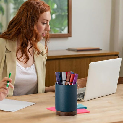 Ceramic Pen Holder for Desk, Pencil Cup, | Organizer and Makeup Brush Holder - Image 6
