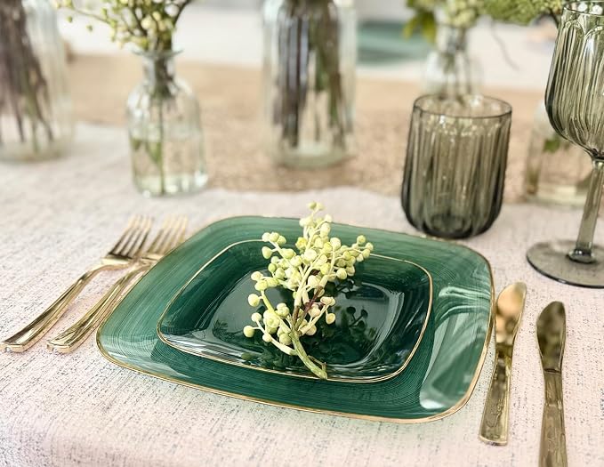 " OCCASIONS " 150 Piece set-Wedding Plastic Plates & cutlery -Disposable - Image 6