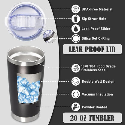 20oz Tumbler Insulated Coffee Tumblers - Image 3