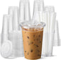 AOZITA 100 Pack - 24 oz Clear Plastic Cups by AOZITA