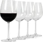 Martha Stewart Vivica 4-Pack Red Wine Glass Set, 20 oz – Elegant Stemmed Wine Glasses for Red Wine, Durable Clear Glassware for Dining, Entertaining, or Everyday Use