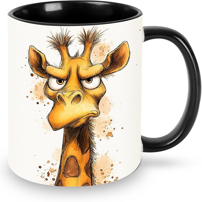 Yrebyou Giraffe Coffee Mug 11oz Ceramic Cup by Yrebyou