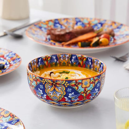 vancasso 12 Pieces Dinnerware Sets, Porcelain Dishes Set - Image 8