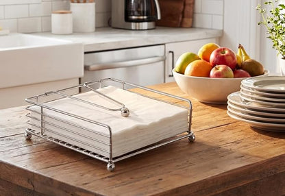hiwafifi Napkin Holder for Table, Flat Napkin Dispenser - Image 2