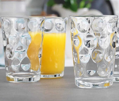 Home Essentials Juice Glasses Set Of 4 Water Tumbler Glasses Cups 7 oz Uses - Image 4