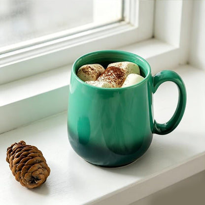 HASENSE 15oz Ceramic Mug Set of 4, Housewarming Gift Idea - Image 7