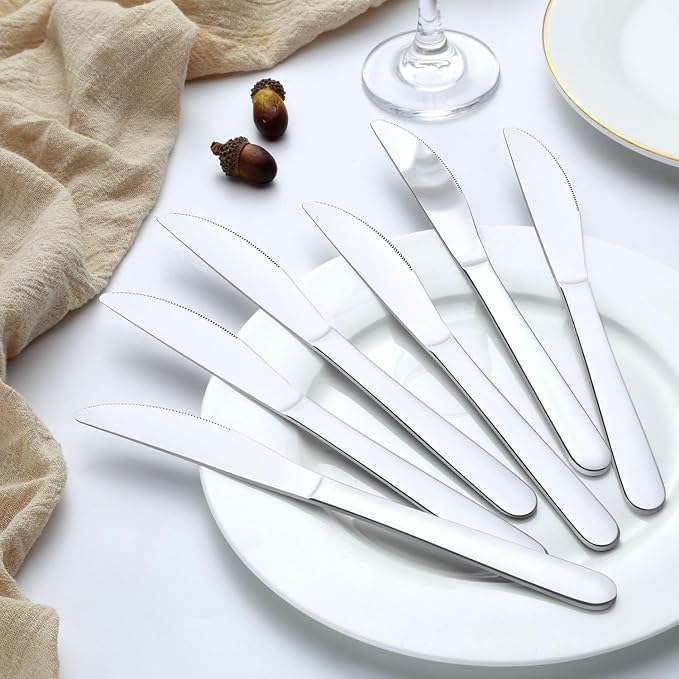 Pleafind 36 Pcs Stainless Steel Dinner Knives - Image 7