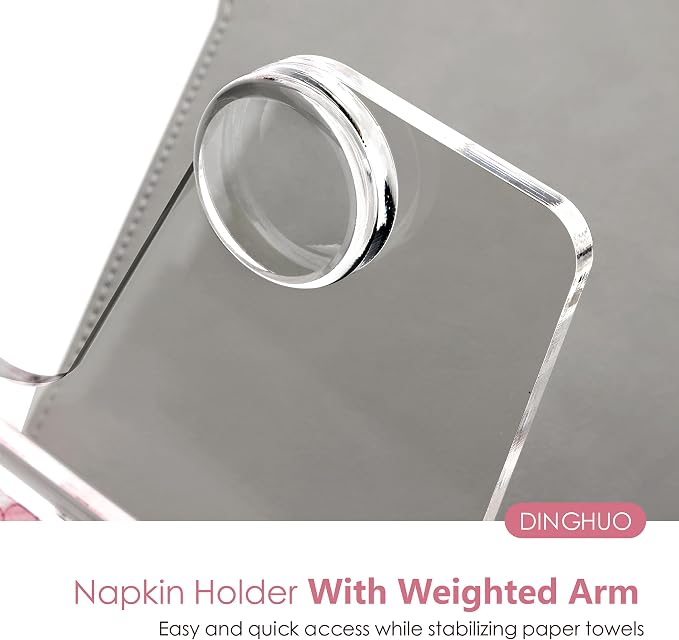 DINGHUO Acrylic Napkin Holder for Table, Suitable for Kitchen, Outdoor & Indoor - Image 6