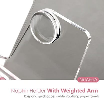 DINGHUO Acrylic Napkin Holder for Table, Suitable for Kitchen, Outdoor & Indoor - Image 6