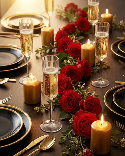 Ciaell 24 Pack Plastic Champagne Flutes - Image 7