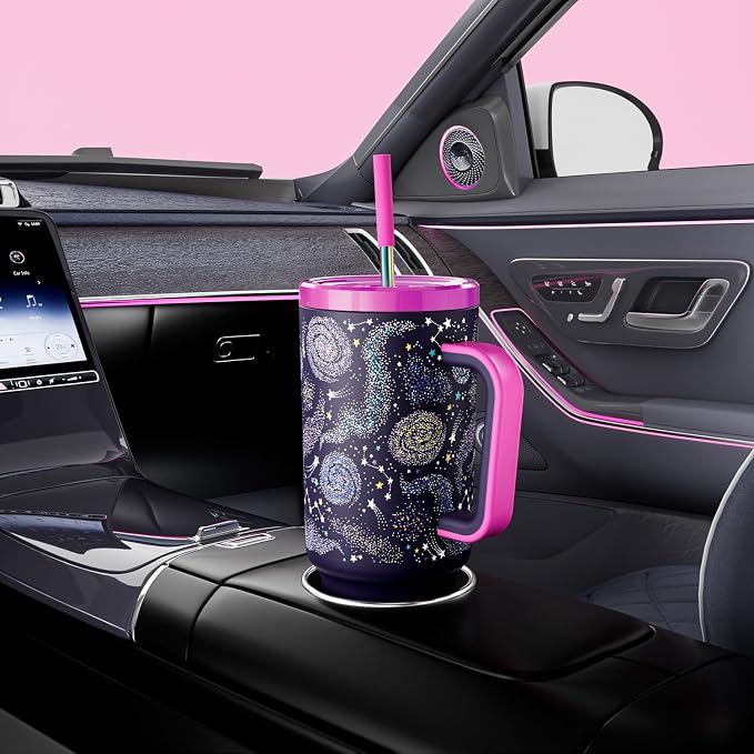Meoky Glow in the Dark Tumbler: 40 oz Tumbler - Image 5