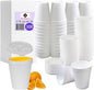 12 OZ Foam Cups for Hot & Cold Drinks, USA-Made 100-Pack by MrMiracle