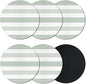 Modern Stripes Coasters Set of 6, Absorbent Coasters by Unknown