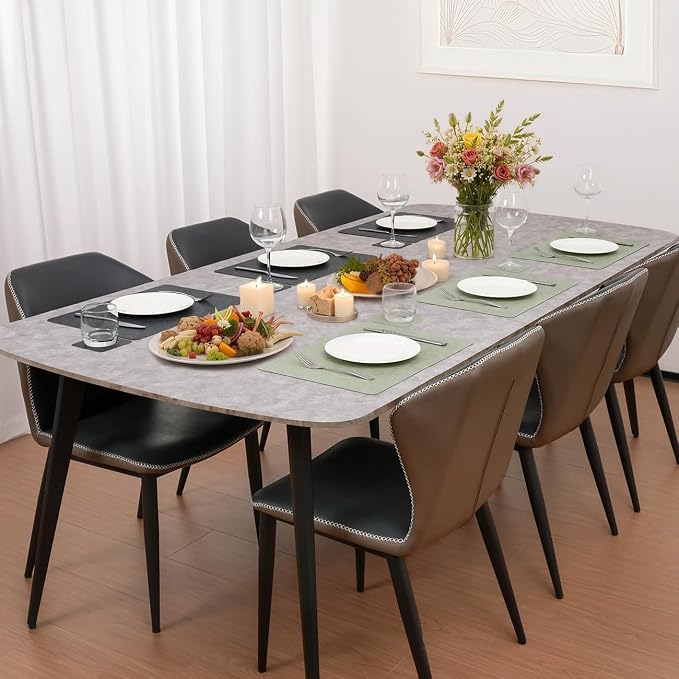 Vinyl Placemats Set of 6, Dual Sided Place Mats - Image 8