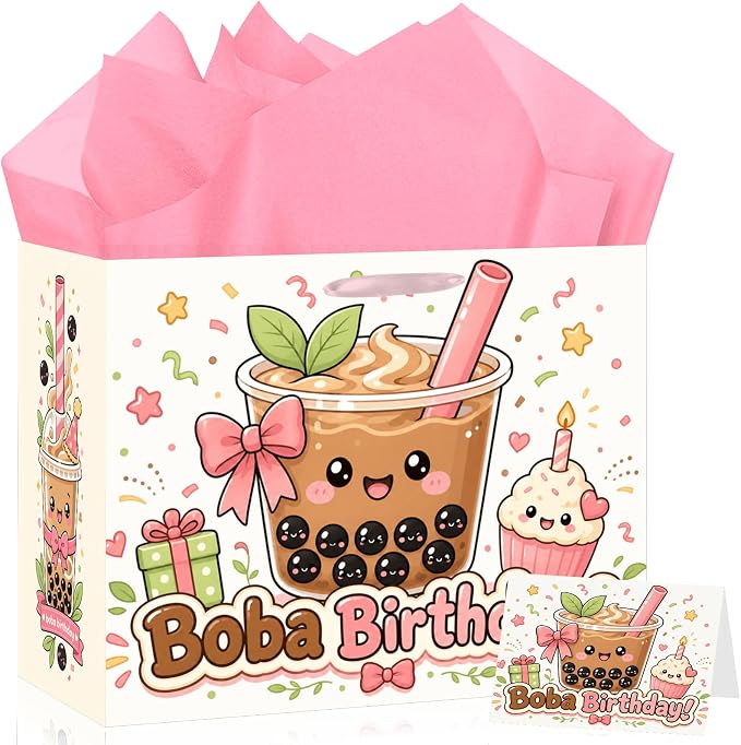 Hkshaoda Bubble Tea Gift Bag by Unknown