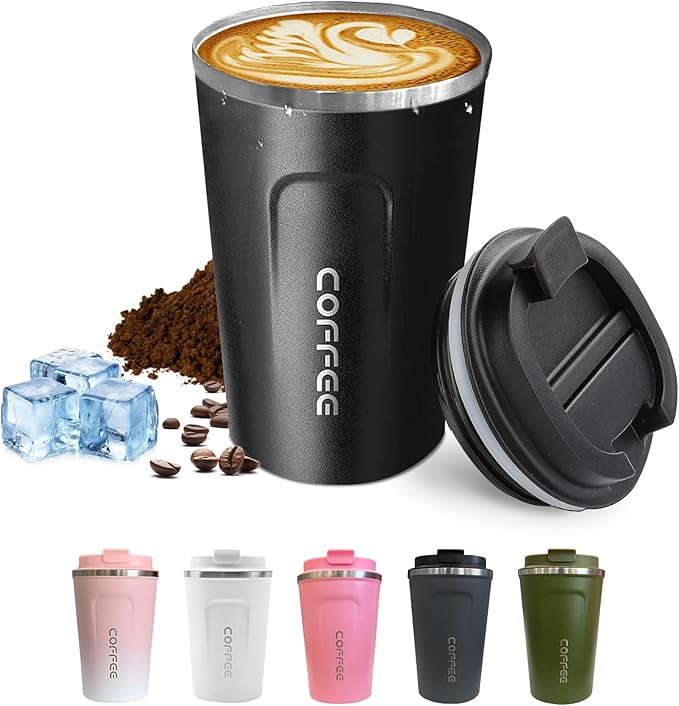SPLMIFA Travel coffee mugs leak-proof, reusable coffee cups by SPLMIFA