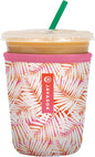 Sok It JavaSok Iced Coffee & Cold Soda Insulated Neoprene Cup Sleeve (Tropical Breeze, Small: 16-20oz)