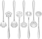 Chengu 8 Pcs Flower Coffee Tea Teaspoons Stainless Sugar Spoons ，Silver | by CHENGU
