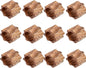 Napkin Rings Set of 12 for Dinner Parties, Weddings Receptions, Family Gatherings, or Everyday Use - Set Your Style with Daily Use Table Décor Accessories Cherry Wood