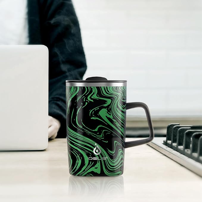 Ideus 16 oz Insulated Stainless Steel Coffee Mug - Image 7