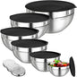 Mixing Bowls with Lids Set, Kitchen Food Storage Organizers Nesting Mixing Bowl by HelpYouSaveMoreSpace