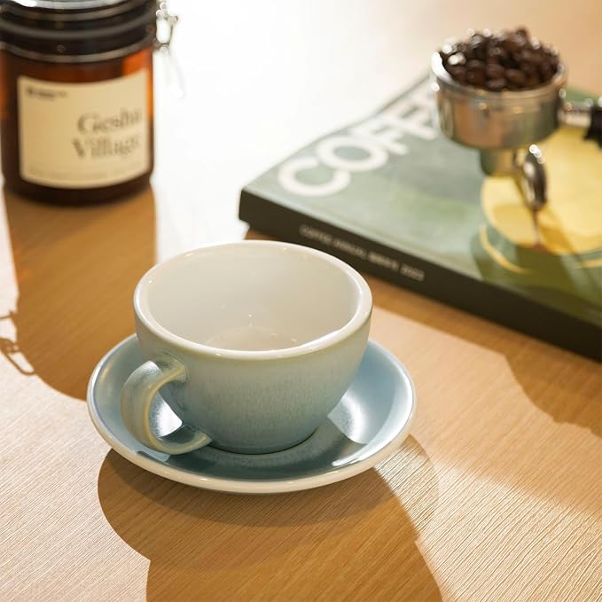 Loveramics Matt Cappuccino Cup, 10 oz Ceramic Latte Art Mug - Image 9