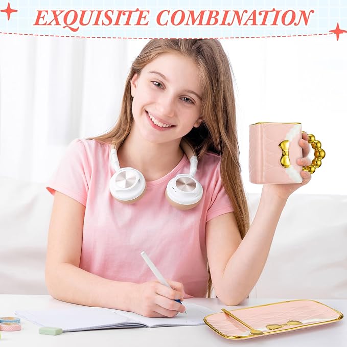 Sliner Set of 4 Handbag Coffee Mug Purse Tea Cup Set, Ceramic 10 Oz/ 310 ml - Image 5