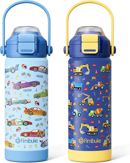 Fimibuke 18oz Kids Insulated Water Bottle by Fimibuke