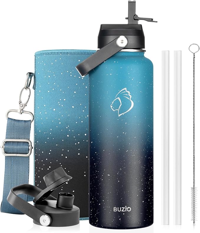BUZIO Triple Wall Vacuum Water Bottle by BUZIO