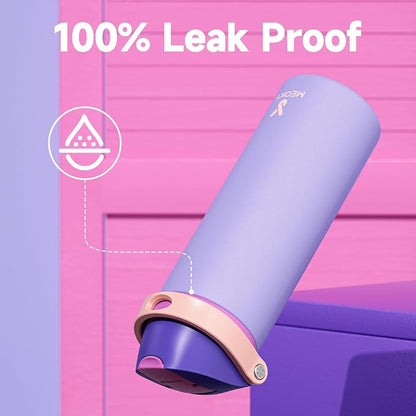 24 oz Insulated Water Bottle for Women: Meoky Stainless Steel Metal Water Bottle - Image 5