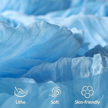 6 Pack Baby Blue Cheesecloth Table Runner 10Ft Gauze Cheese Cloth Table Runner - Image 5