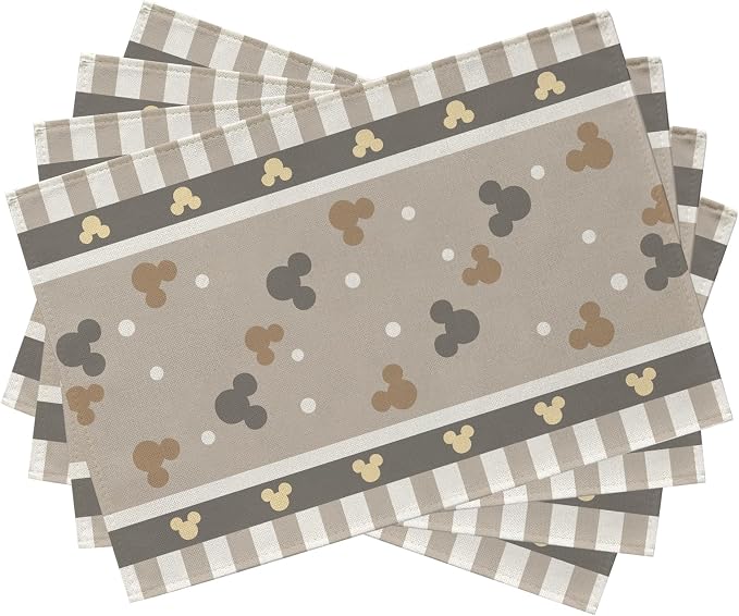 Seliem Grey Placemats Set of 4 by Seliem