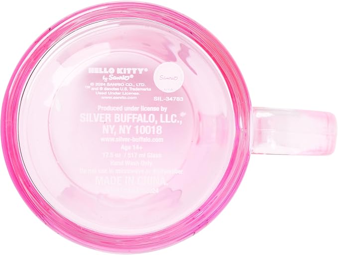Silver Buffalo Sanrio Hello Kitty Halloween, Glass Coffee Mug, 17.5oz | Spooky - Image 4