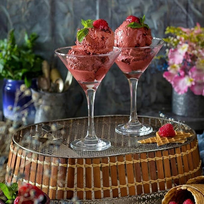 Bella Vino Set of 6 Martini Glasses, Cosmopolitan Margarita Glass Cups - Image 6