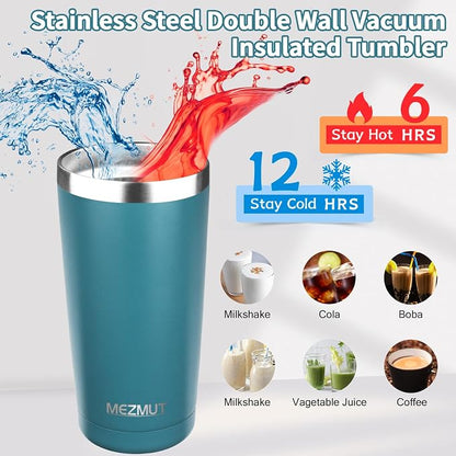 MEZMUT 20oz Insulated Tumbler Travel Coffee Mug - Image 2