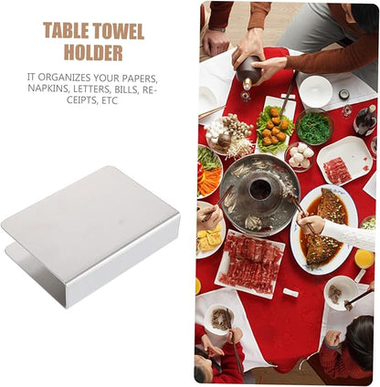 Modern Style Napkin Holder Decorative Tissue Storage Stand Compact Upright - Image 4