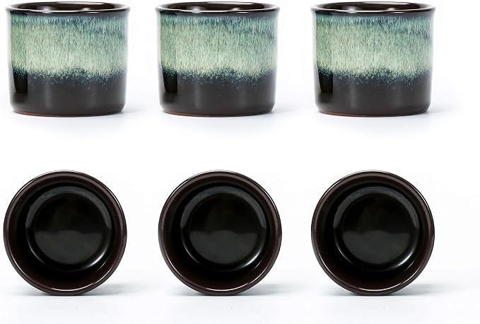 Japanese Tea Cups Set of 6, Ceramic Teacups, Chinese Tea Cups by Lavinttostory