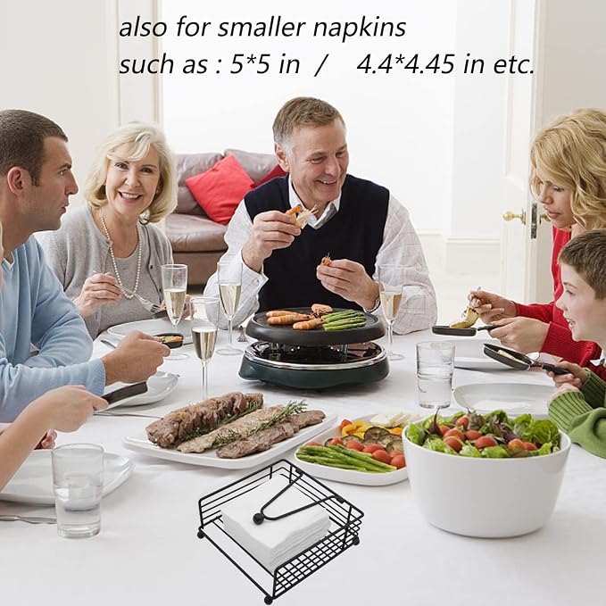 hiwafifi Napkin Holder for Table, Flat Napkin Dispenser - Image 7