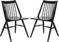 Safavieh Home Collection Wren Black 19-inch Spindle Dining Chair (Set of 2)