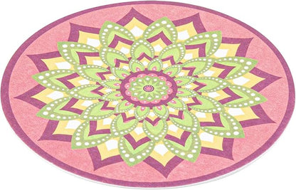 Restaurantware Super Absorbent Coasters 480 Case 4 Inch Assorted Paper Bar Coasters High-Density Pulpboard Beverage Coasters Moisture-Absorbing Durable Drink Coasters - Assorted Designs