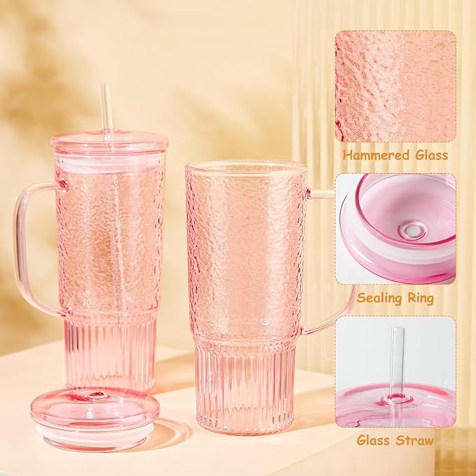 JunVpic Glass Tumbler, 24 oz Glass Cup - Image 4