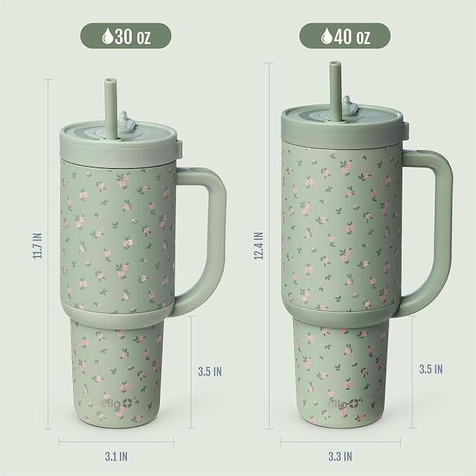 Ello Oasis 40oz Insulated Stainless Steel Tumbler - Image 8