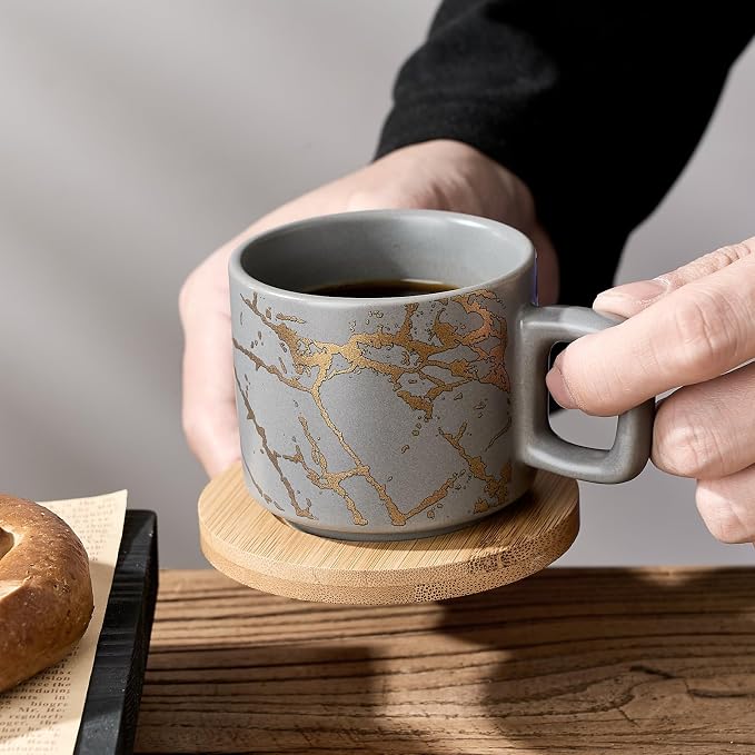 LUKA Porcelain Espresso Cup - Image 7
