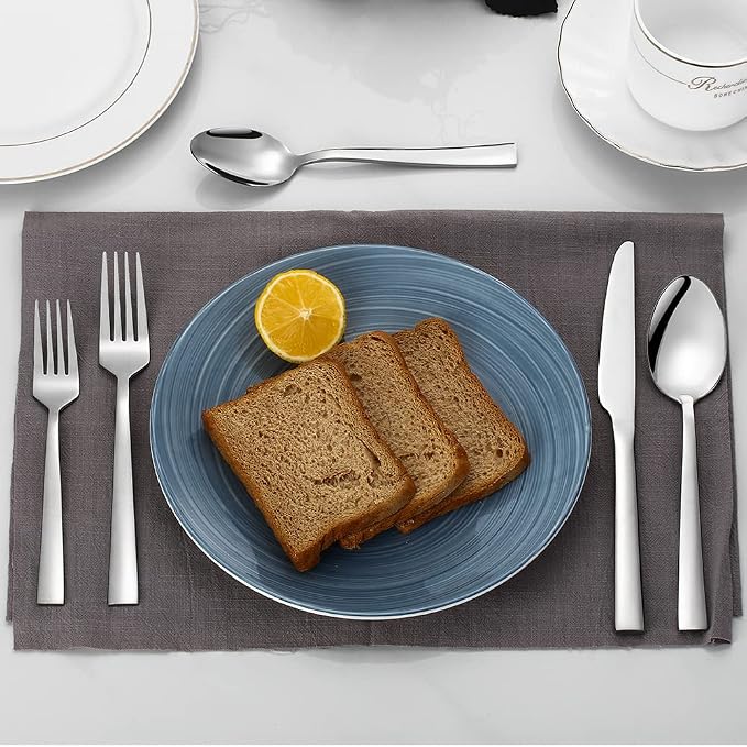 Silverware Set for 6, CXJY 30-Piece Stainless Steel Flatware Cutlery Set - Image 7