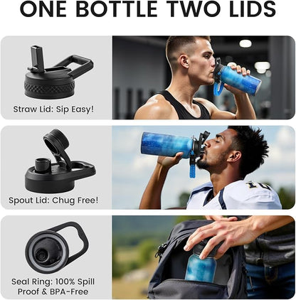 RAYMYLO Insulated Water Bottle 32 oz, Triple Wall Vacuum Stainless Steel | - Image 5