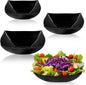PLASTICPRO Disposable Square Serving Bowls, Party Snack or Salad Bowl, Plastic by PLASTICPRO