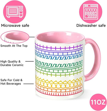 F This S Secret Hidden Message Coffee Mug, 11OZ Ceramic Pink Cup | Funny Coffee - Image 3