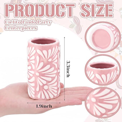 24 Set Cielito Lindo Party Favors, Handleless | Mexican Tequila Shot Glasses - Image 2