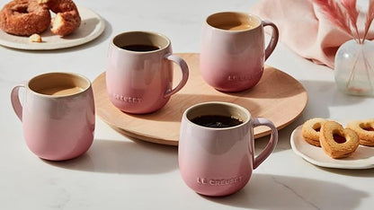Le Creuset Stoneware Set of 4 Heritage Mugs, 13 oz. each, Sea Salt - Image 6